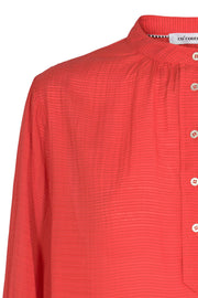 Pauline Shirt | Rød | Skjorte med striber fra Co'Couture