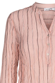 Coco Nyla Stripe | Nude rose | Skjorte med striber fra Co'Couture