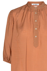 Pauline Summer Shirt | Cantaloupe | Skjorte fra Co'Couture