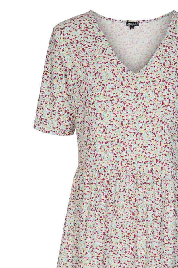 Alma Short Loose Dress | Blomsterprint | Kjole fra Liberté