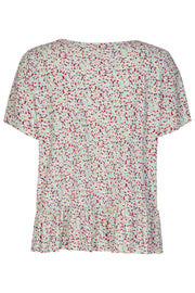 Alma Frill | Blomsterprint | T-Shirt fra Liberté