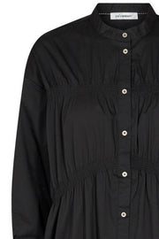 Hera Poplin Tunic | Black | Bluse fra Co'couture