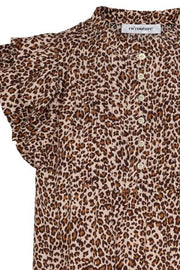 Mini Leo Top | Khaki | Bluse fra Co'couture