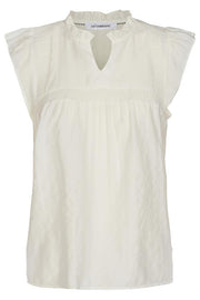 Mercer Top | White | Bluse fra Co'couture
