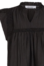 Mercer Top | Black | Bluse fra Co'couture