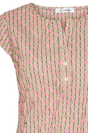 Doobie Sign Top | Neon Pink | Bluse fra Co'couture