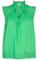 Prima Pintuck Top | Vibrant Green | Skjorte fra Co'couture