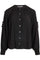 Cora Pleat Shirt | Black | Skjorte fra Co'couture