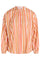 Celina Multi Stripe Shirt | Orange | Skjorte fra Co'couture
