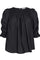 Callum Elastic S/S Blouse | Black | Bluse fra Co'couture