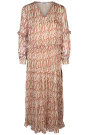 Golden Tiger Dress | Off white | Kjole fra Co'couture