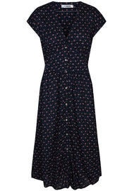 Ynes Tie Dress | Navy | Kjole fra CO'COUTURE