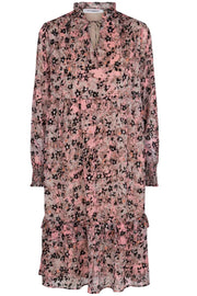 Gemma Frill Dress | Candyfloss | Kjole med print fra Co'Couture