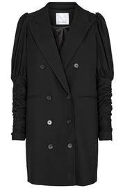 Puff Sleeve Blazer Dress | Black | Kjole fra Co'couture