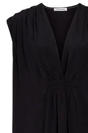 Dallas Pleat Dress | Black | Kjole fra Co'Couture