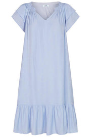 Sunrise Cropped Dress | Pale blue | Kjole fra Co'couture