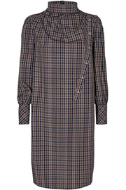 Scot Check Dress | Navy | Kjole fra Co'Couture