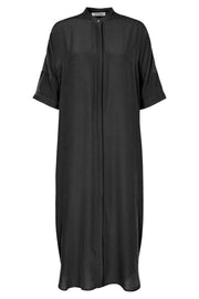 Sunrise Tunic Shirt Dress | Black | Kjole fra Co'couture