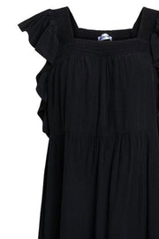 Sunrise Smock Dress | Black | Kjole fra Co'couture