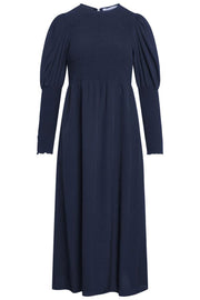 Ariya Sun Smock Dress | Navy | Kjole fra Co'couture