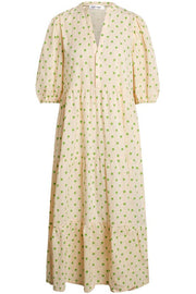 Clover Floor Dress | Green | Kjole fra Co'couture
