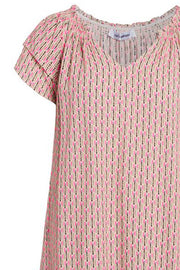 Sunrise Crop Sign Dress | Neon Pink | Kjole fra Co'couture