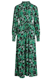 Fleur Flower Floor Dress | Green | Kjole fra Co'couture
