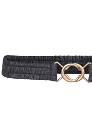 Bria Belt | Dark Grey | Elastik bælte fra Co'Couture
