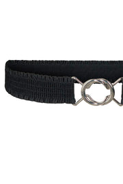Elastic Frill Belt | Black | Elastik bælte fra Co'Couture