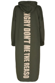 Sweatshirt dress | Military | Hoodie kjole fra Marta du Chateau