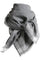 Addi scarf | Grey | Uldtørklæde med lurex stribe fra Stylesnob