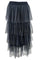 Aida Skirt | Dotted Black | Tyl nederdel med prikker fra Black Colour