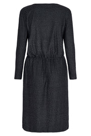 Alma Dress 5 | Leo / Black | Kjole med bindebånd fra Liberté
