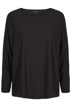 Alma LS Top (Fleece) | Schwarz | Fleecebluse von Liberté