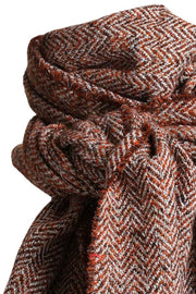 Amie Scarf | Rust | Grafisk tørklæde fra Stylesnob