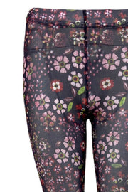 Annie Mesh Leggings | Winter Floral | Legging fra Black Colour