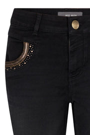 Naomi Mercury Jeans Long | Black | Jeans fra Mos Mosh