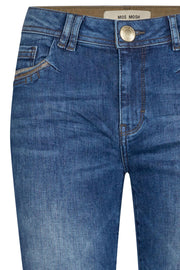 Sumner Jewel Jeans | Blue | Ankle jeans fra Mos Mosh