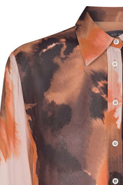 Tua Blur Shirt | Autumn leaf | Skjorte fra Mos Mosh