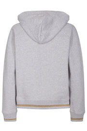 Kash Hoodie Sweatshirt | Grey melange | Sweatshirt fra Mos Mosh