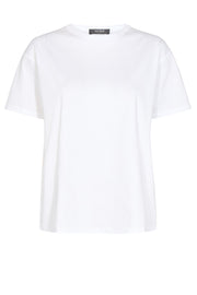 Aina O-SS Tee | White | T-Shirt fra Mos Mosh