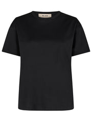 Aina O-SS Tee | Black | T-Shirt fra Mos Mosh