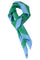Allis printed silk scarf | Emerald Green | Tørklæde fra Gustav