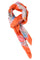 Allis printed silk scarf | Rose Orchid w. Coral Print | Tørklæde fra Gustav