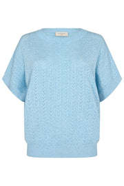 Ani Pullover | Chambray Blue Melange | Bluse fra Freequent