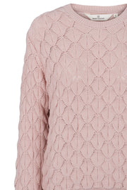 Milla Sweater | Rose Dust | Bluse fra Basic Apparel