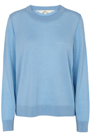 Vera Sweater | Celestial blue | Bluse fra Basic Apparel