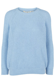 Nuria Sweater | Celestial blue | Bluse fra Basic Apparel