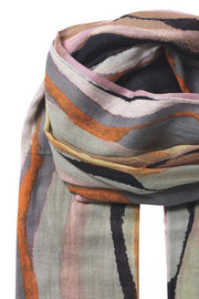 Tie Dye Organic Scarf | Multi | Tørklæde fra Becksöndergaard