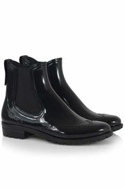 Korte blanke gummistøvler i Chelsea model fra BILLI BI